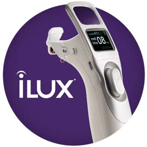 iLUX é um dos aparelhos disponíveis no mercado para tratamento com luz pulsada nos casos de blefarite/meibomite.