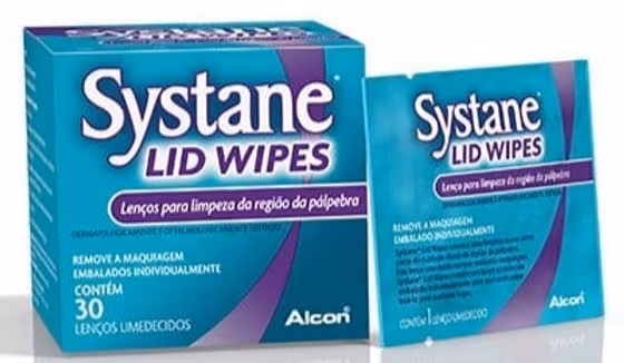 Systane Lid Wipes: opção prática para demaquilar os olhos.