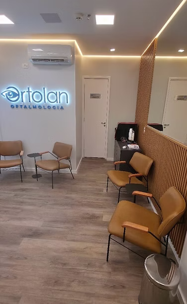 Recepção da Ortolan Oftalmologia.