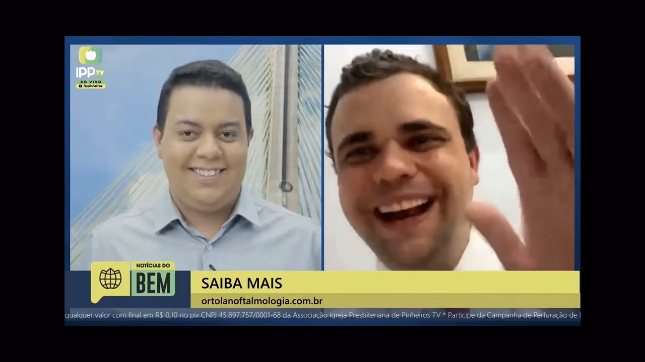 Dr. Lucca Ortolan em entrevista sobre olho seco, altas temperaturas e baixa umidade do ar.