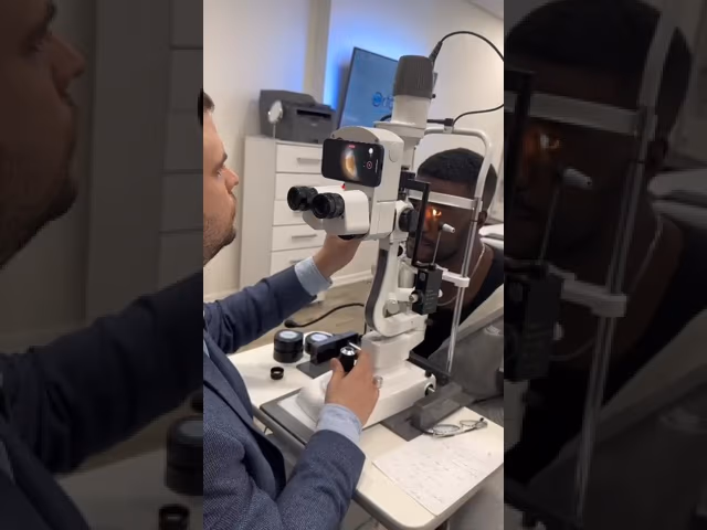 Will Domiêncio, do Casamento às Cegas da Netflix, visita a Ortolan Oftalmologia para um check-up completo.